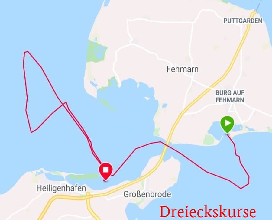 SCR2020 Triskel Bilder für Törnbericht Dreieckskurse