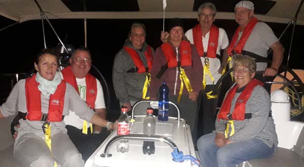 Bereit zur Nachtfahrt nach Skyros Linaria Port